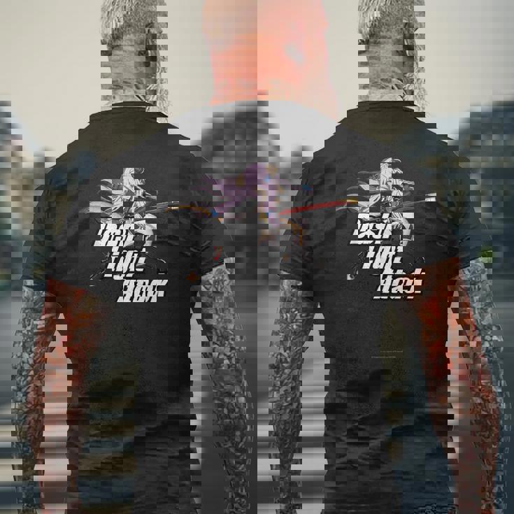 グランブルーファンタジーヴァーサス -ライジング- Dash Light Attack ナルメア メンズTシャツ バックプリント 高齢者への贈り物