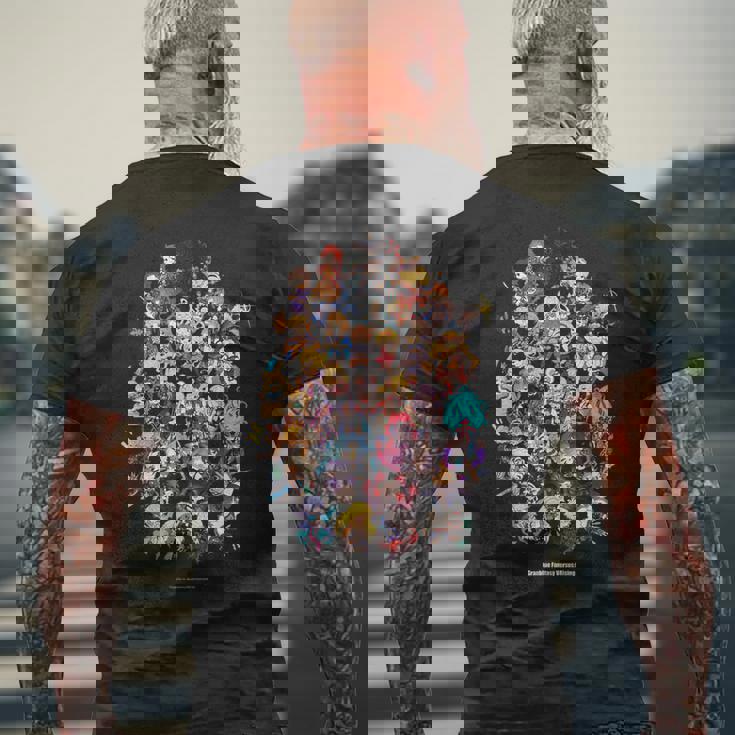 グランブルーファンタジーヴァーサス -ライジング- ちびキャラクター メンズTシャツ バックプリント 高齢者への贈り物