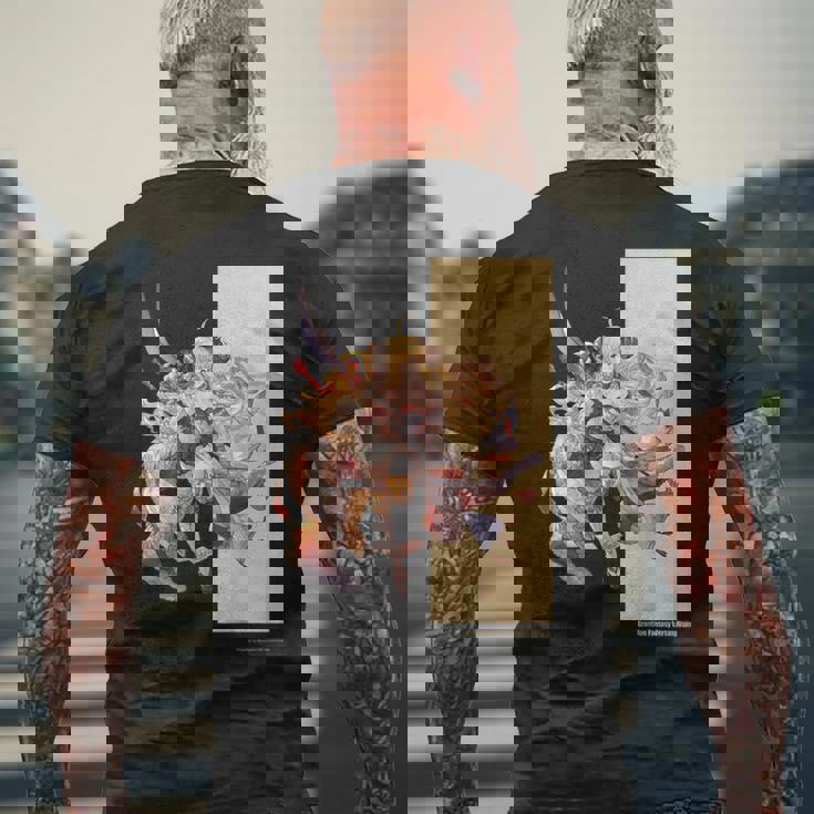 グランブルーファンタジーヴァーサス -ライジング- アニラ メンズTシャツ バックプリント 高齢者への贈り物