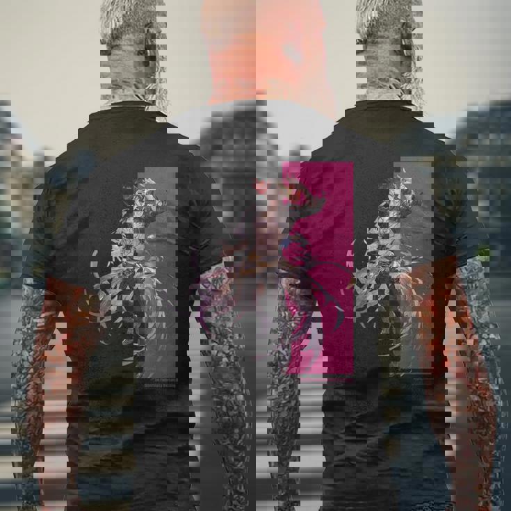 グランブルーファンタジーヴァーサス -ライジング- アバタール・ベリアル メンズTシャツ バックプリント 高齢者への贈り物