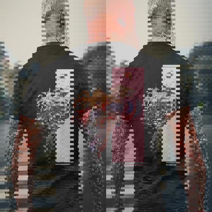 グランブルーファンタジーヴァーサス -ライジング- カリオストロ メンズTシャツ バックプリント 高齢者への贈り物