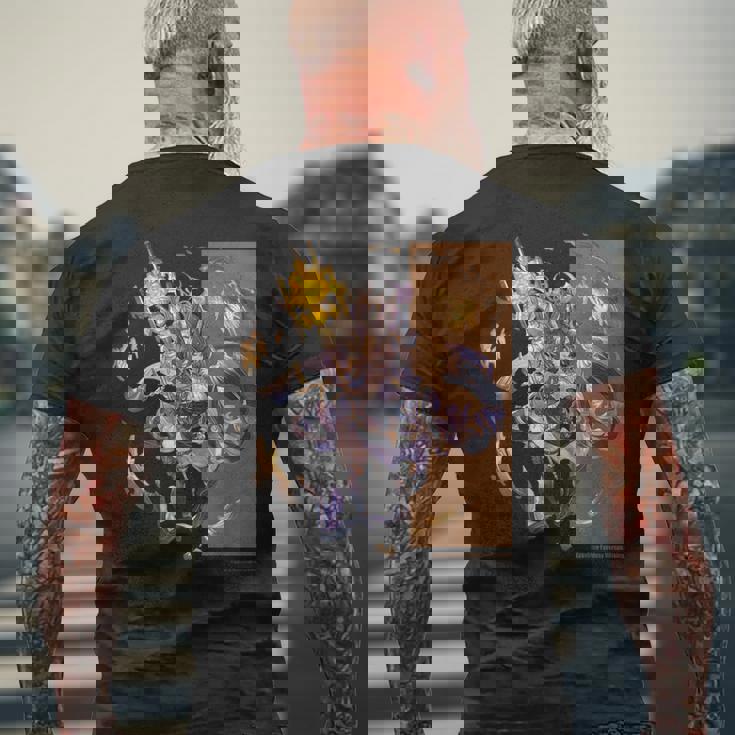 グランブルーファンタジーヴァーサス -ライジング- ガレヲン メンズTシャツ バックプリント 高齢者への贈り物