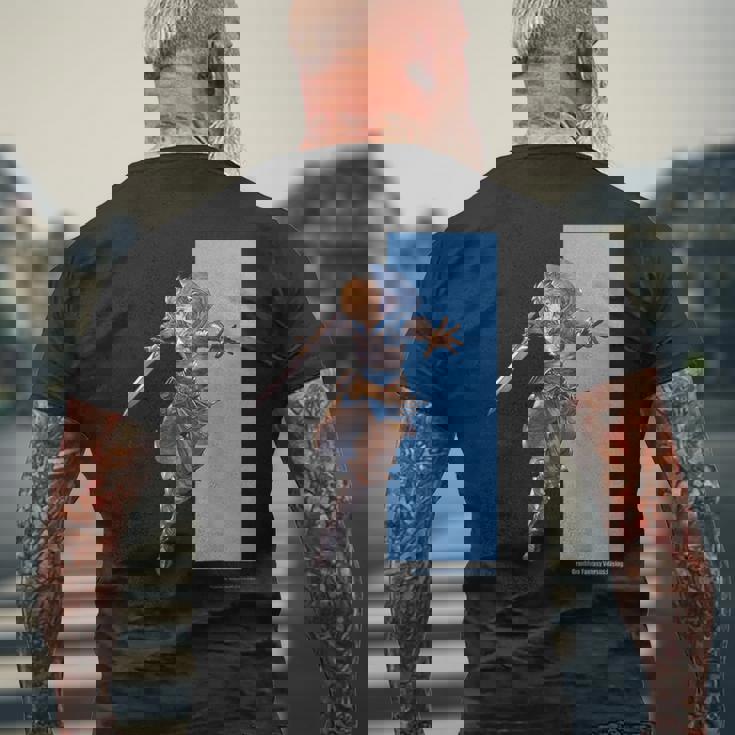 グランブルーファンタジーヴァーサス -ライジング- グラン メンズTシャツ バックプリント 高齢者への贈り物