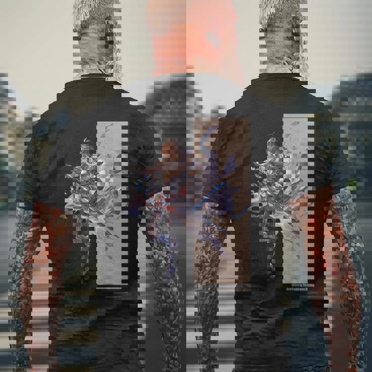 グランブルーファンタジーヴァーサス -ライジング- サンダルフォン メンズTシャツ バックプリント 高齢者への贈り物