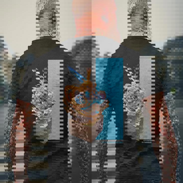 グランブルーファンタジーヴァーサス -ライジング- シャルロッテ メンズTシャツ バックプリント 高齢者への贈り物