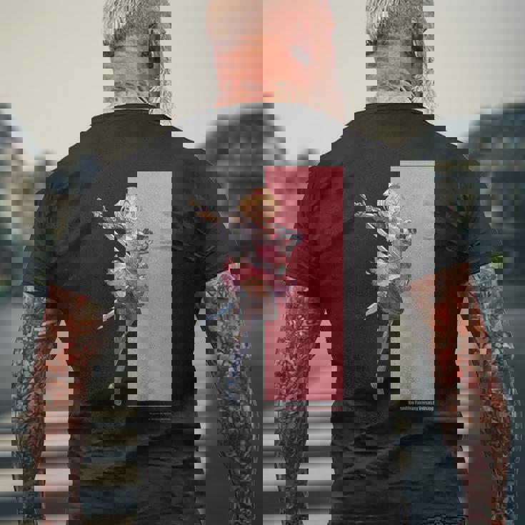 グランブルーファンタジーヴァーサス -ライジング- ジータ メンズTシャツ バックプリント 高齢者への贈り物