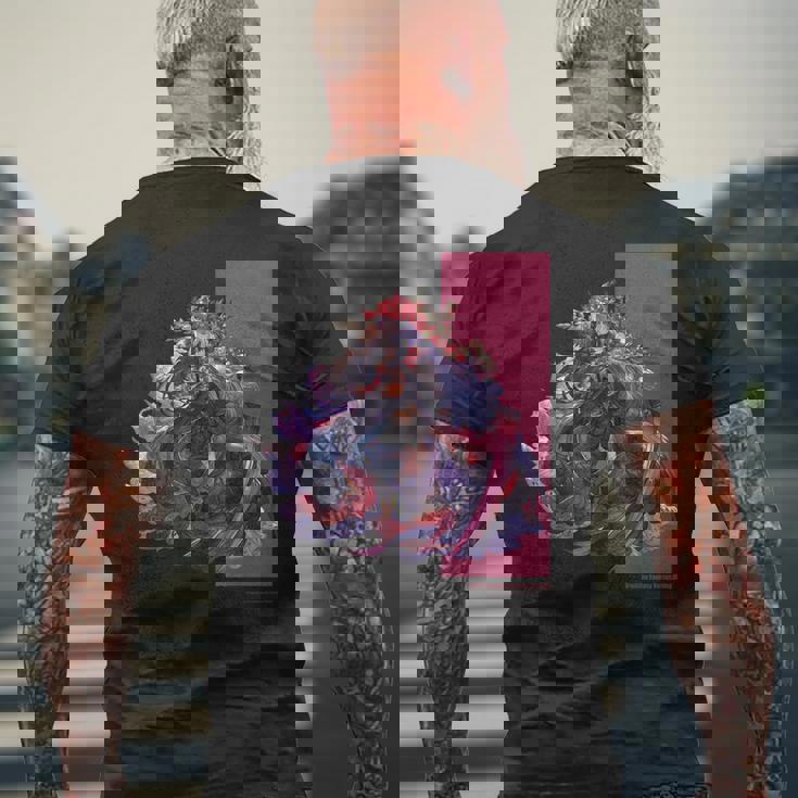 グランブルーファンタジーヴァーサス -ライジング- ニーア メンズTシャツ バックプリント 高齢者への贈り物