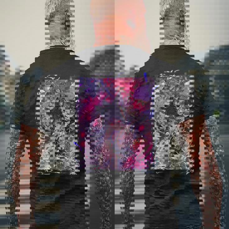 グランブルーファンタジーヴァーサス -ライジング- ニーア（2） メンズTシャツ バックプリント 高齢者への贈り物