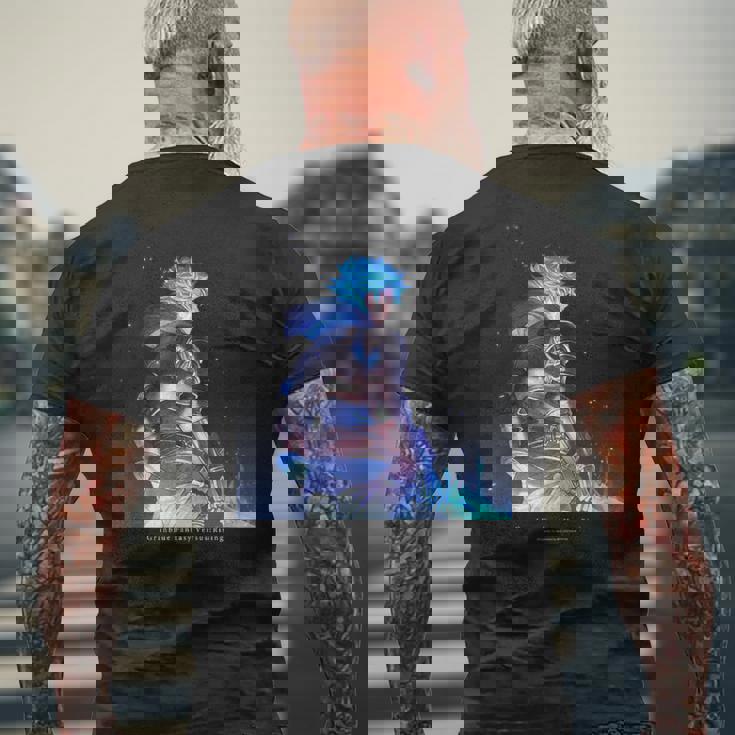 グランブルーファンタジーヴァーサス -ライジング- パッケージアート フリーエディション メンズTシャツ バックプリント 高齢者への贈り物