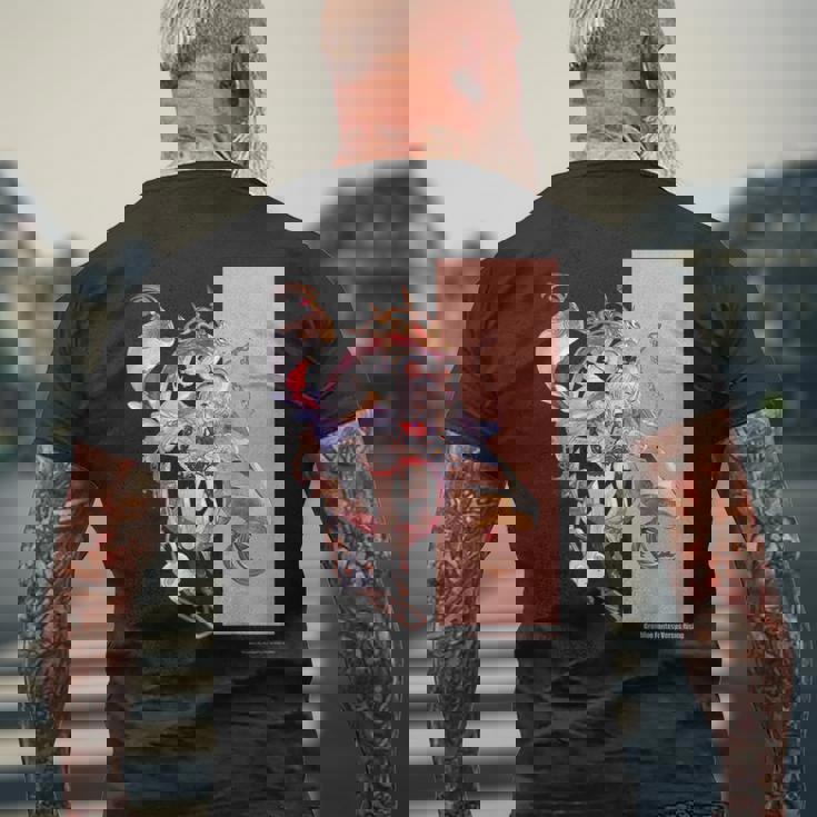 グランブルーファンタジーヴァーサス -ライジング- ビカラ メンズTシャツ バックプリント 高齢者への贈り物