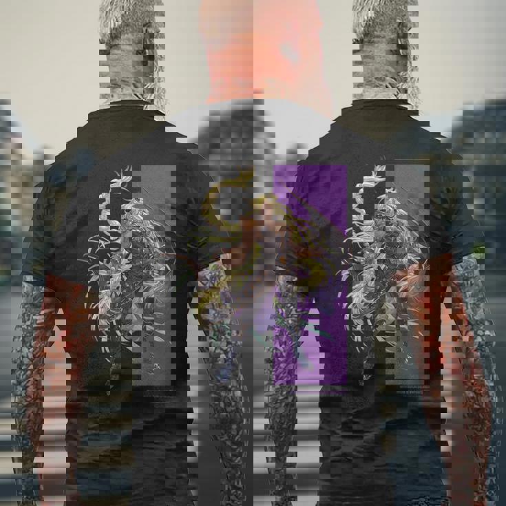 グランブルーファンタジーヴァーサス -ライジング- ベルゼバブ メンズTシャツ バックプリント 高齢者への贈り物