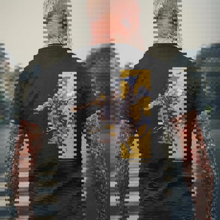 グランブルーファンタジーヴァーサス -ライジング- ユーステス メンズTシャツ バックプリント 高齢者への贈り物