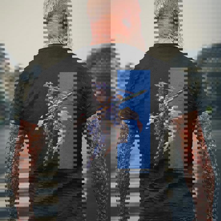 グランブルーファンタジーヴァーサス -ライジング- ランスロット メンズTシャツ バックプリント 高齢者への贈り物