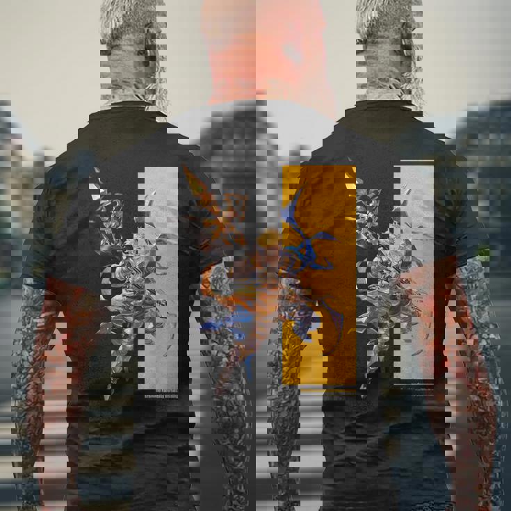 グランブルーファンタジーヴァーサス -ライジング- ヴェイン メンズTシャツ バックプリント 高齢者への贈り物