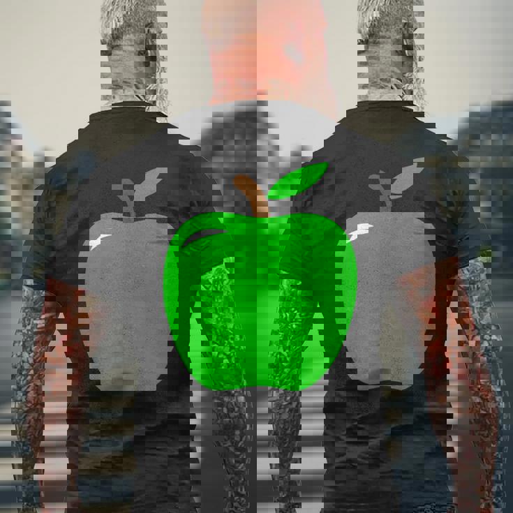 グリーンアップル メンズTシャツ バックプリント 高齢者への贈り物