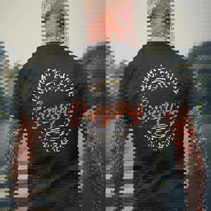 メンズ グレゴリーギフトアイデア メンズTシャツ バックプリント 高齢者への贈り物