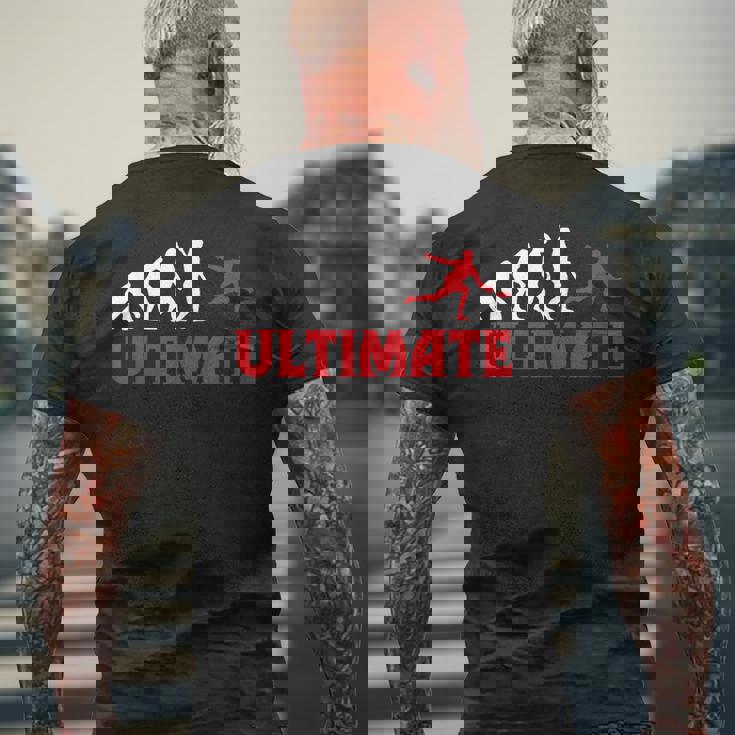 グレートアルティメットフリスビーエボリューションギフト メンズTシャツ バックプリント 高齢者への贈り物