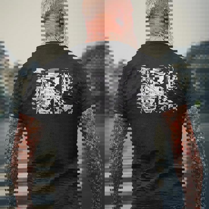 ゲルニカのアートワーク メンズTシャツ バックプリント 高齢者への贈り物