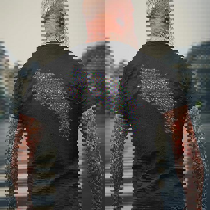 コスタリカ 地図 コスタリカ 誇り メンズTシャツ バックプリント 高齢者への贈り物