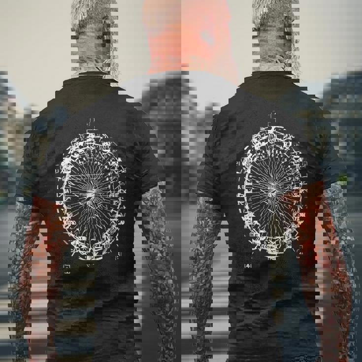 コルトレーンコードがマンダラジャズミュージシャンを変える メンズTシャツ バックプリント 高齢者への贈り物