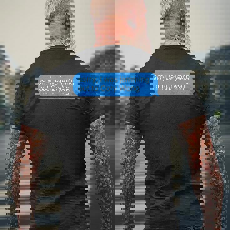 コーリー・ウォン・マーチ メンズTシャツ バックプリント 高齢者への贈り物