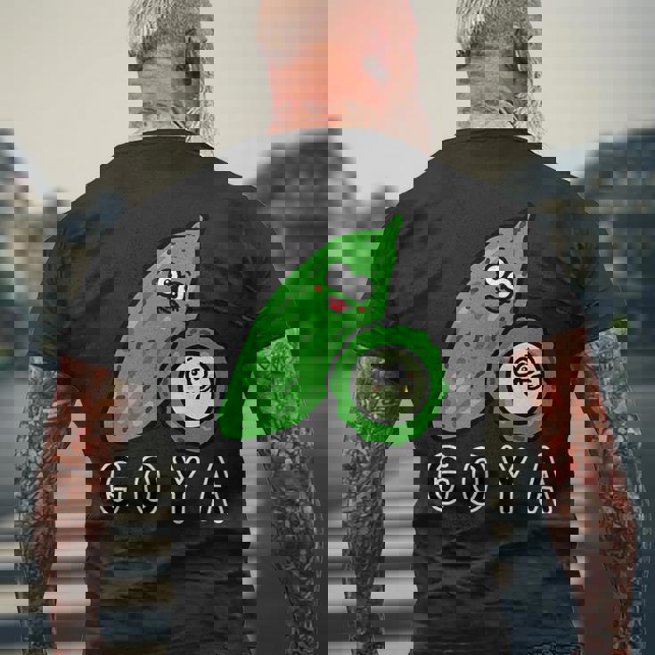 ゴーヤさん メンズTシャツ バックプリント 高齢者への贈り物