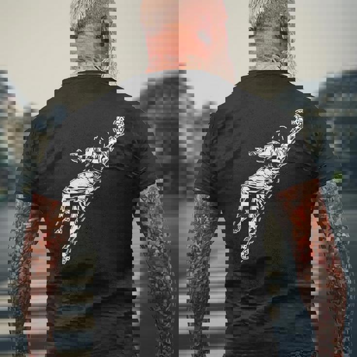 ゴールキーパー サッカー メンズTシャツ バックプリント 高齢者への贈り物