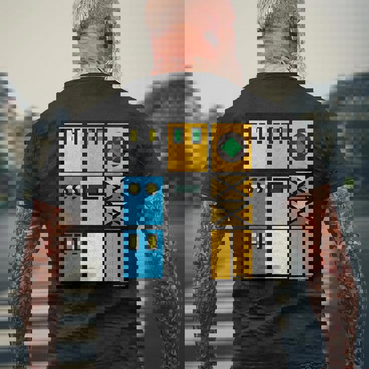 ゴールドライタン カラーデザイン メンズTシャツ バックプリント 高齢者への贈り物