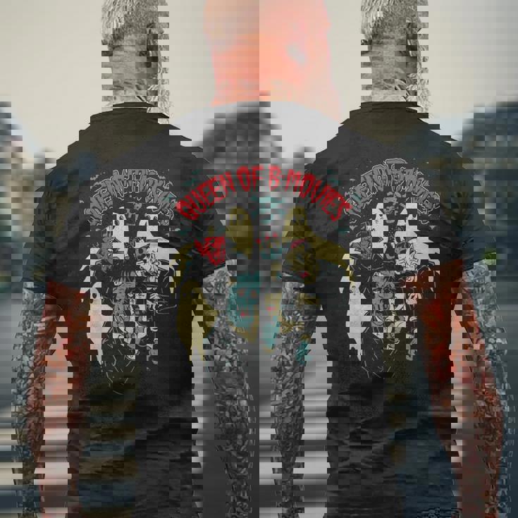 サイコビリー ホラー パンクロック Hr B 映画 メンズTシャツ バックプリント 高齢者への贈り物