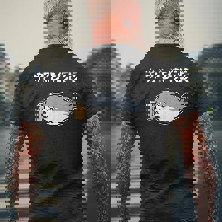 サケバンバスピス サカバンバスピス 酒好き ダジャレ お酒好き 古代魚 ネタ お笑い おもしろ ネタ メンズTシャツ バックプリント 高齢者への贈り物