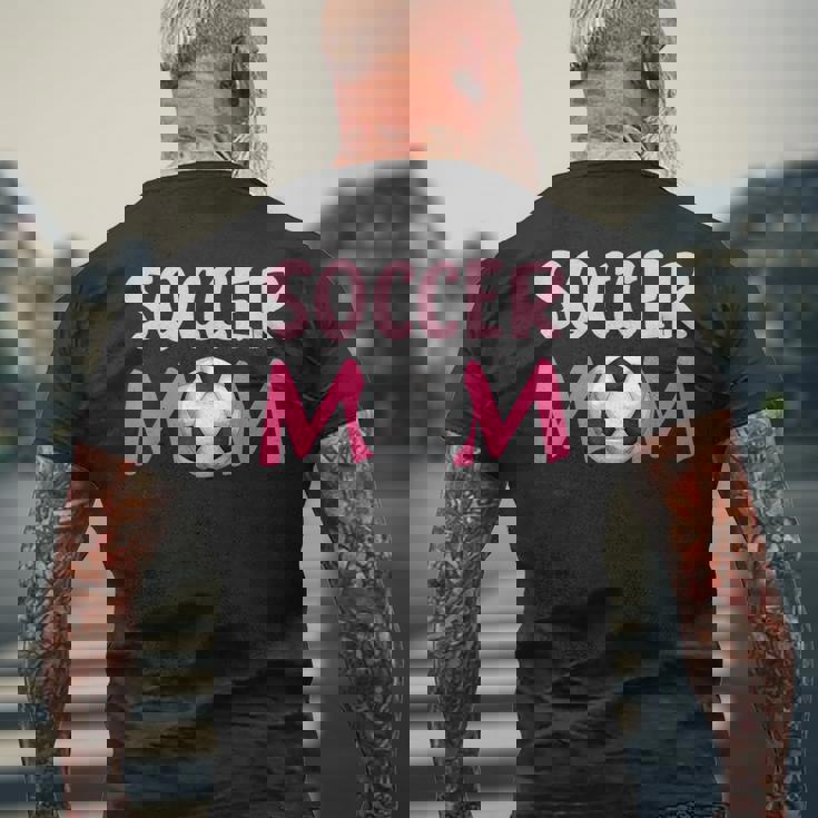 サッカー ママ サッカー プレーヤー マミー サッカー スポーツ サッカー メンズTシャツ バックプリント 高齢者への贈り物