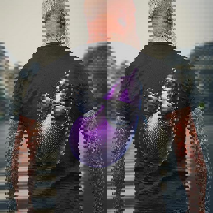 サングラス 夏 涼しい 茄子 メンズTシャツ バックプリント 高齢者への贈り物