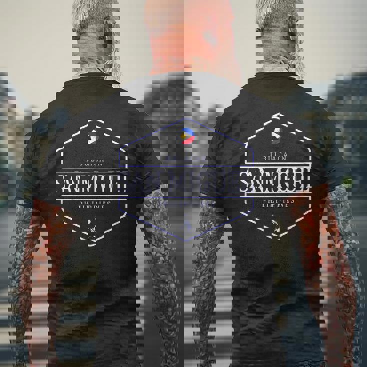 サンミゲル フィリピン メンズTシャツ バックプリント 高齢者への贈り物