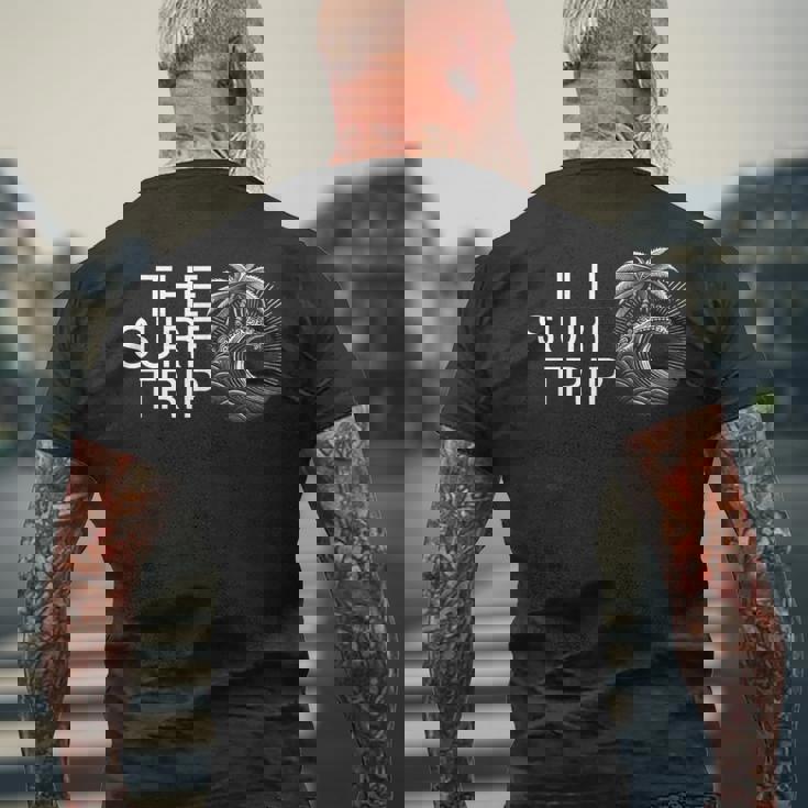 サーフ サーフィン グラフィック ストリート カジュアル メンズ レディース メンズTシャツ バックプリント 高齢者への贈り物