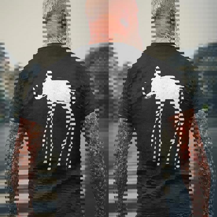 ザエレファントバイダリ メンズTシャツ バックプリント 高齢者への贈り物