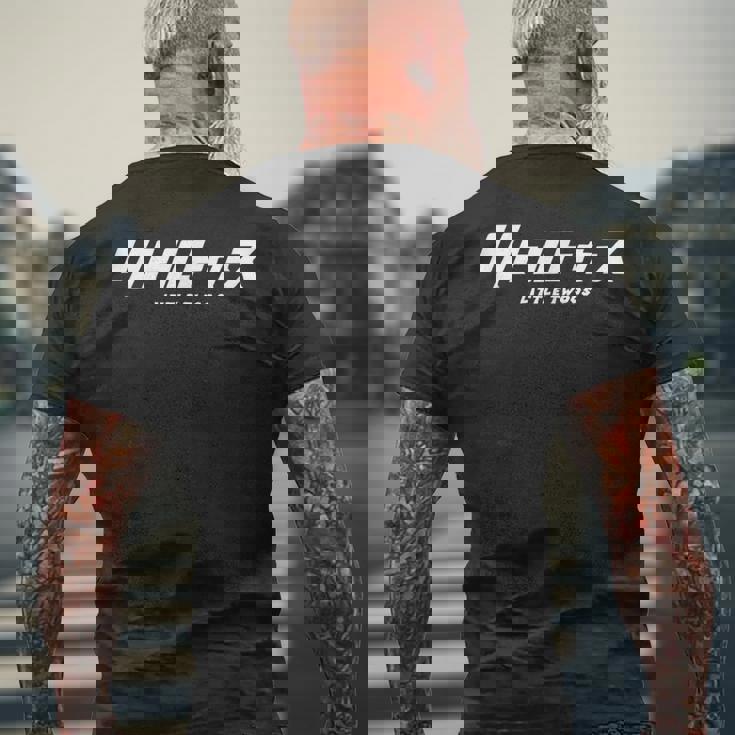 ザ・リトルトゥース 6 The Littletwoos 6 メンズTシャツ バックプリント 高齢者への贈り物