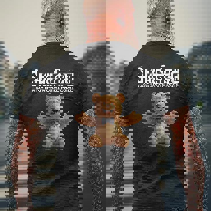 シェイクピースアウトレット メンズTシャツ バックプリント 高齢者への贈り物