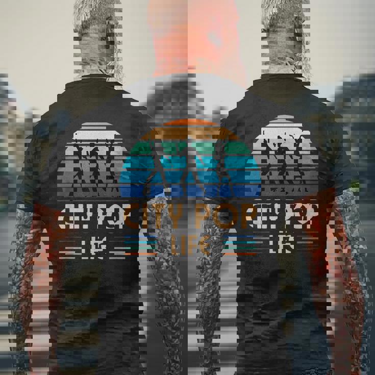 シティポップライフ メンズTシャツ バックプリント 高齢者への贈り物