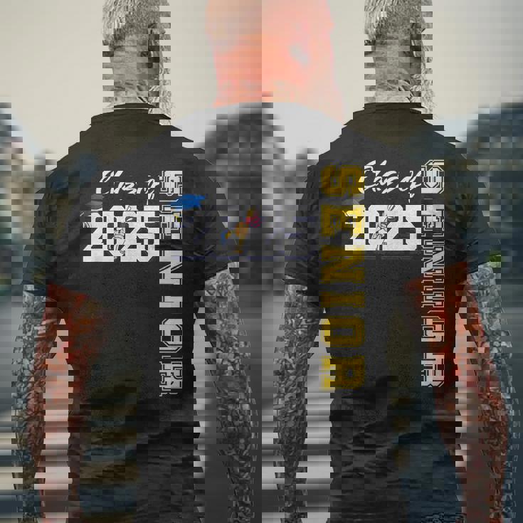 シニア 2025年 2025年クラス シニア 2025年卒業 メンズTシャツ バックプリント 高齢者への贈り物