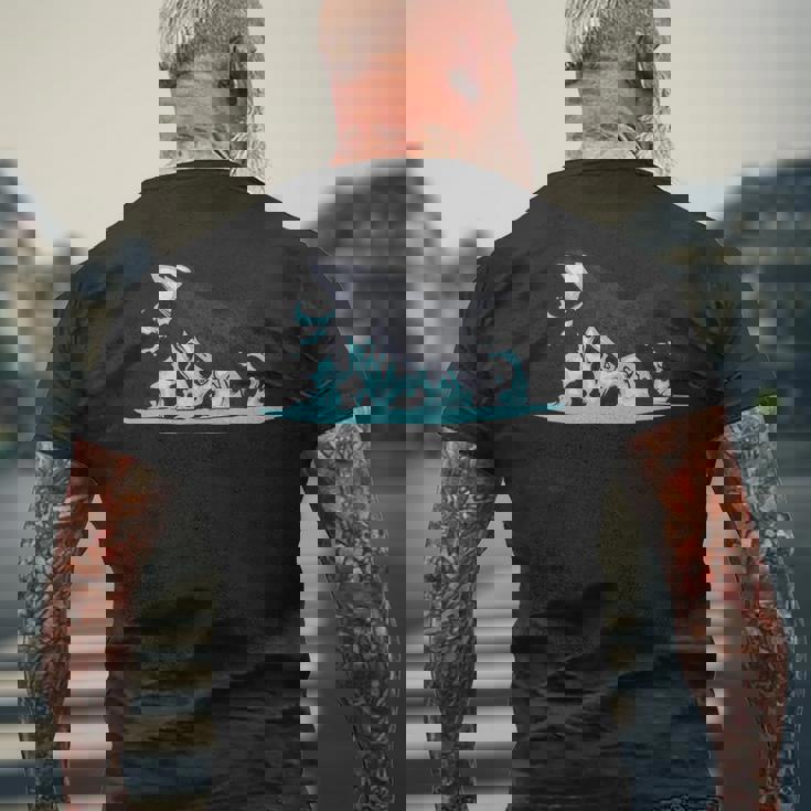 シャチギフトジャンピングオルカシャチ 長袖tシャツ メンズTシャツ バックプリント 高齢者への贈り物