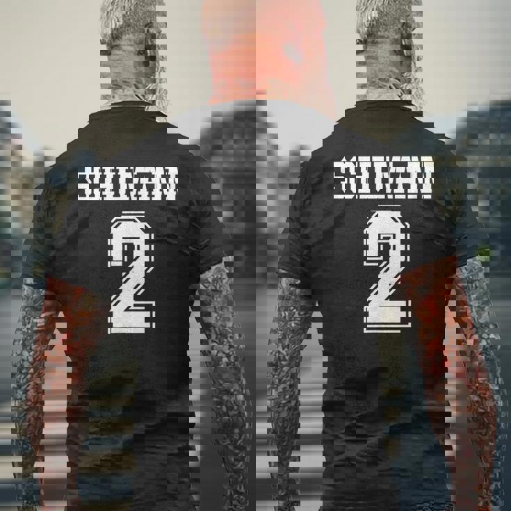 シューマン第2交響曲面白いスポーツchumann 2 メンズTシャツ バックプリント 高齢者への贈り物