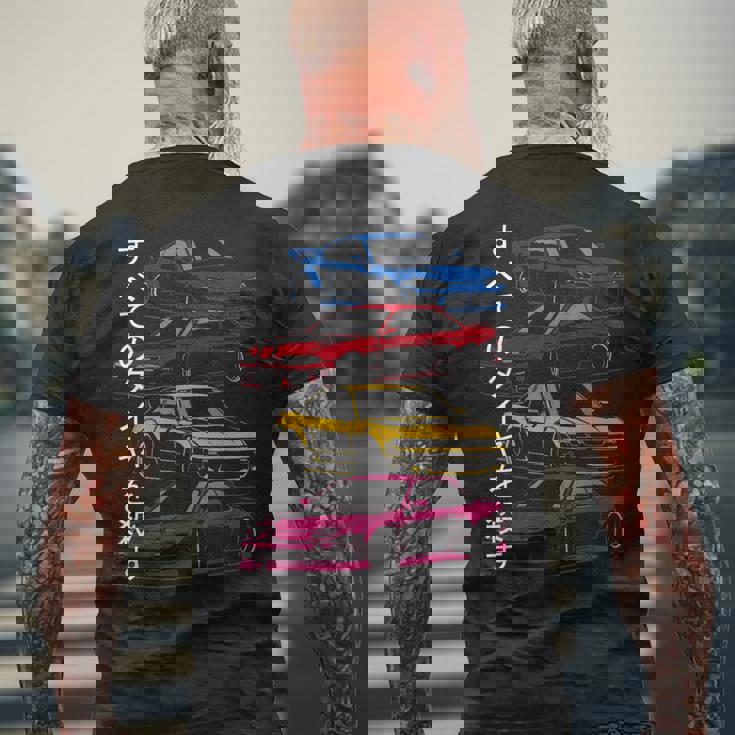 シルビア131415 恋人 スポーツカー メンズTシャツ バックプリント 高齢者への贈り物