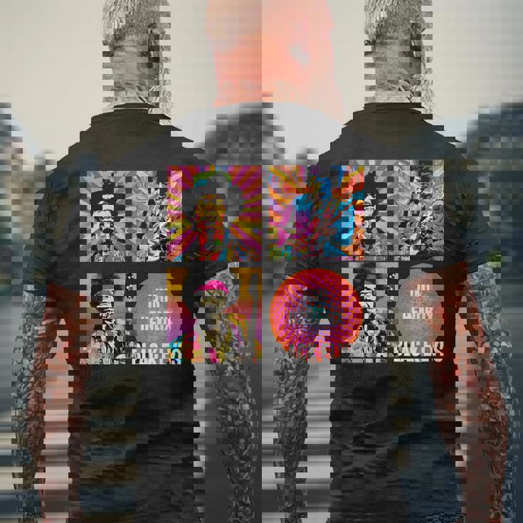 ジミヘンドリックス_003 メンズTシャツ バックプリント 高齢者への贈り物