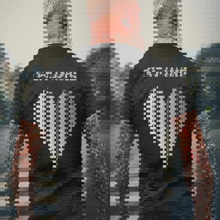 ジムジャンキー メンズTシャツ バックプリント 高齢者への贈り物