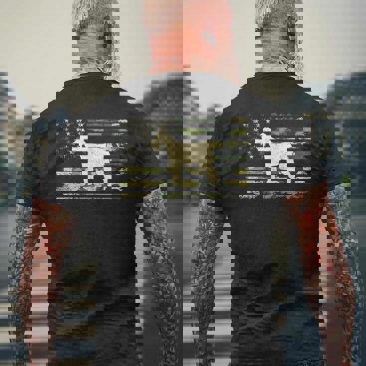 ジャイアントシュナウザーシャツ 迷彩シャツ アメリカ国旗 メンズTシャツ バックプリント 高齢者への贈り物