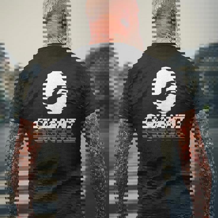 ジャイアントバイク メンズTシャツ バックプリント 高齢者への贈り物