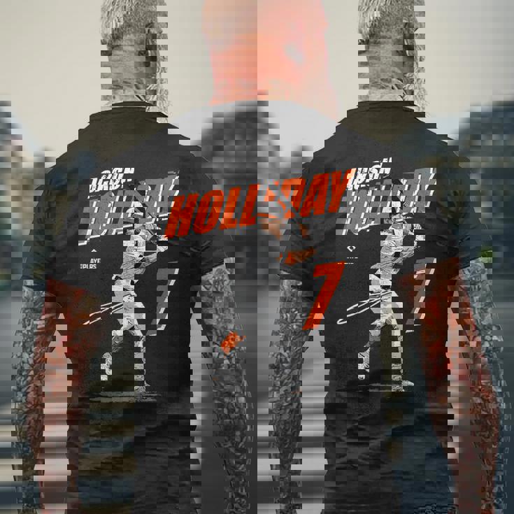 ジャクソン・ホリデー メンズTシャツ バックプリント 高齢者への贈り物