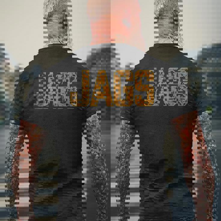 ジャグ メンズTシャツ バックプリント 高齢者への贈り物