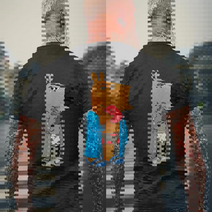 ジャスト・ア・チル・ガイ $チル・ガイ メンズTシャツ バックプリント 高齢者への贈り物