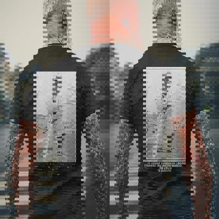 ジャッキーロビンソン_Baseball_034 メンズTシャツ バックプリント 高齢者への贈り物